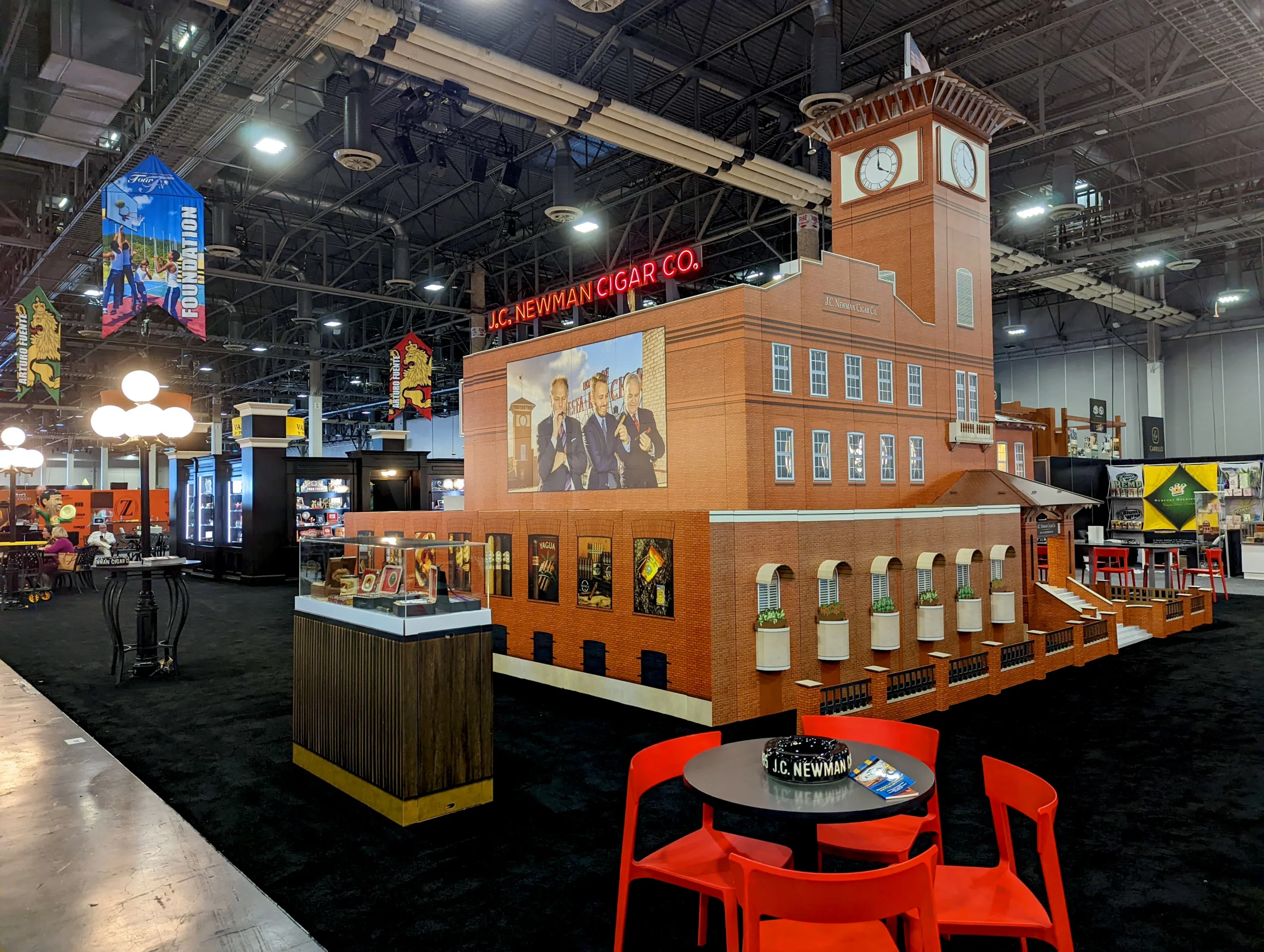 Crates and shipping logistics for trade show