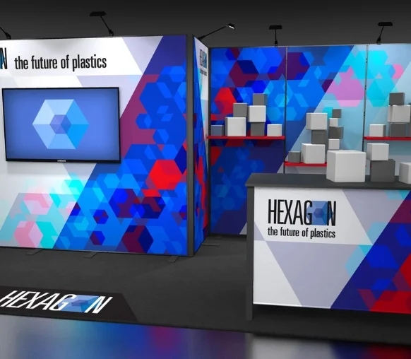 10x10 inline trade show booth rental in Orlando