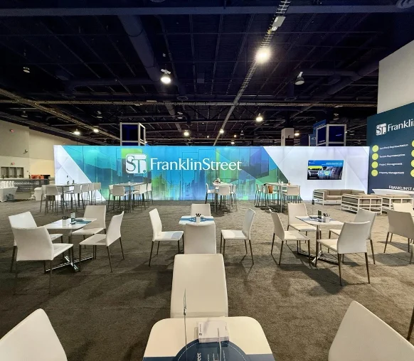 Portable pop-up display rental in St. Petersburg, Florida